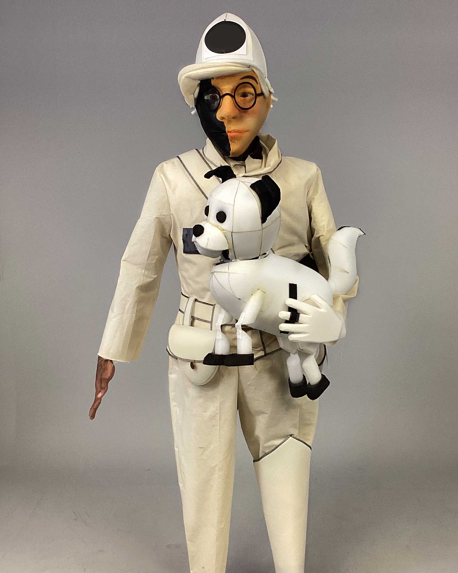 Entwurfsansichten der Carl-Figur für das Maskottchen